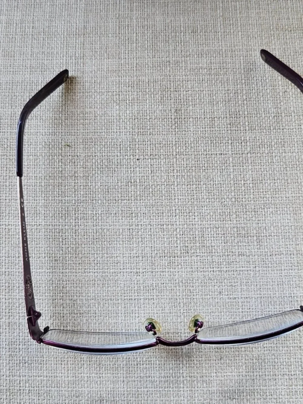 Anne Klein Women Glasses Frame AK9103 540 Eyewear Purple Tone Metal Eyeglasses